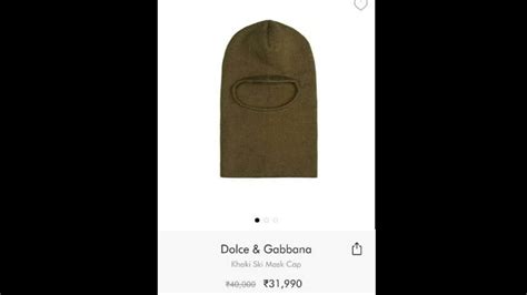 dolce gabbana monkey cap